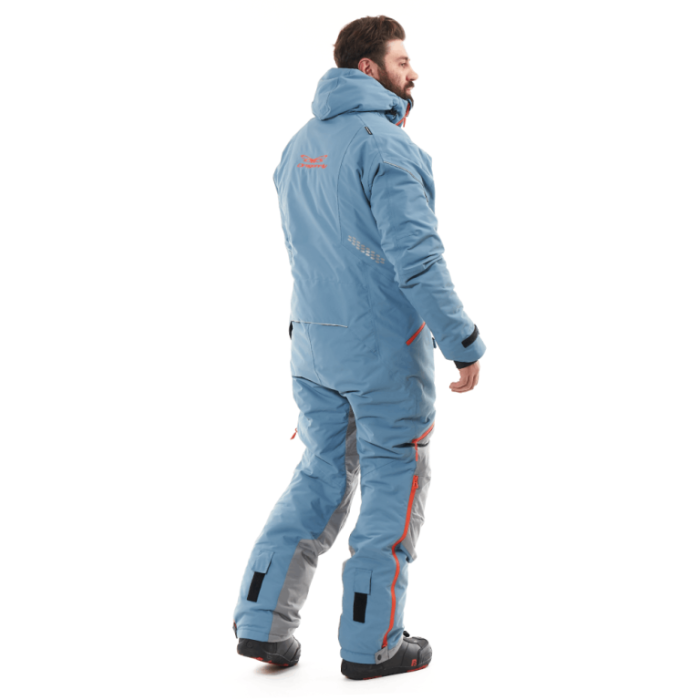Комбинезон снегоходный Dragonfly Extreme MAN Blue-Grey Утепленный