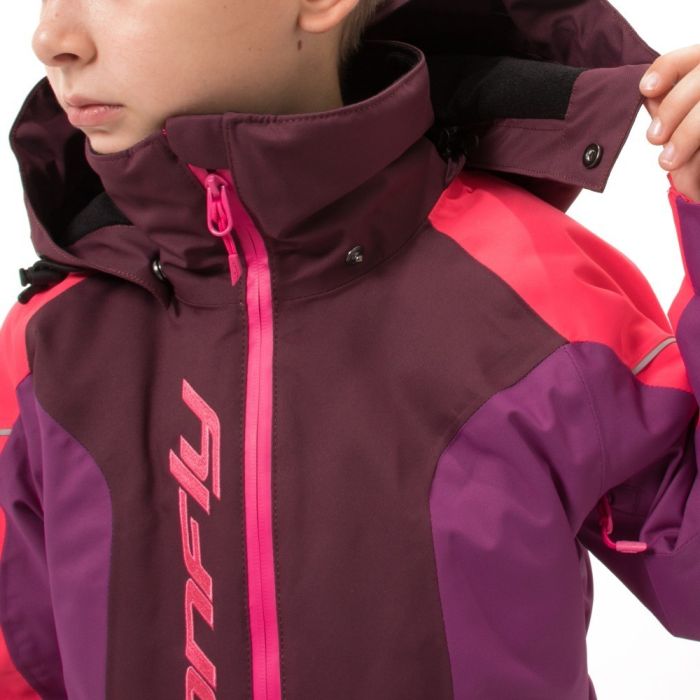 Зимний детскийи комбинезон Dragonfly Junior Gravity 2023 Purple - Brown