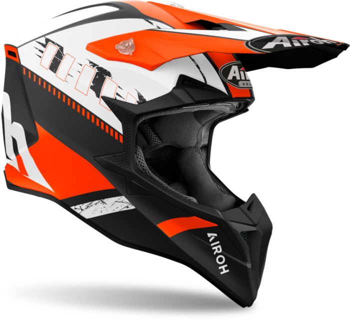 Мотошлем Airoh Wraaap Feel Orange Matt