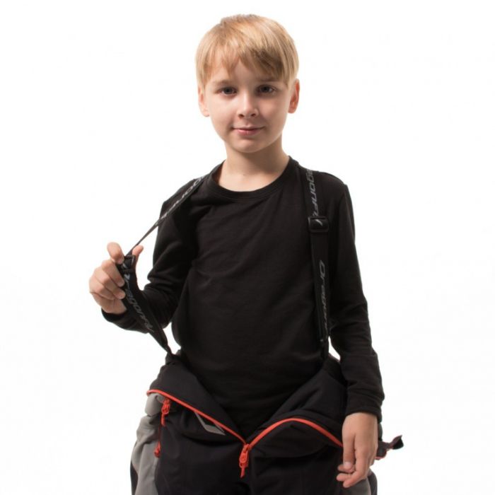 Зимний детский комбинезон Dragonfly Junior Gravity 2023 Black-Gray