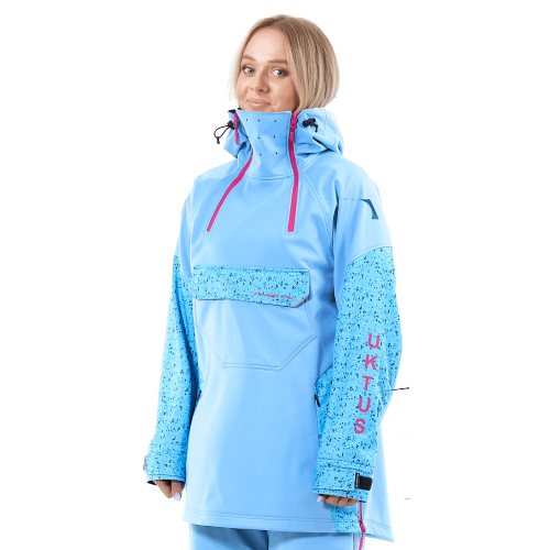 Dragonfly Куртка-анорак сноубордическая UKTUS Woman Blue-Pink