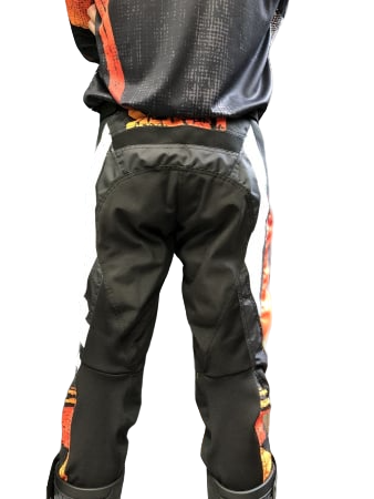 Штаны кроссовые Scout Abstraction Black/Orange