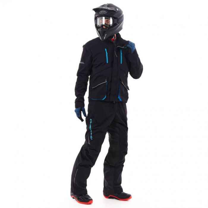 Куртка Эндуро Dragonfly FREERIDE DF Black - Blue 2023