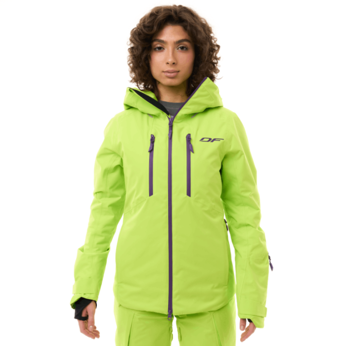 Куртка горнолыжная утепленная Dragonfly Gravity Woman Lime